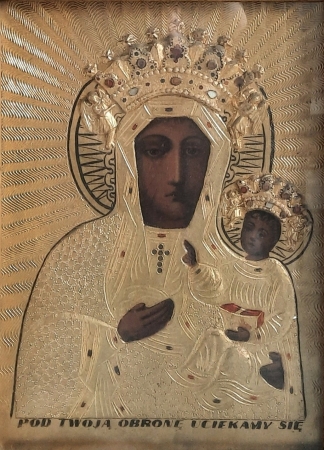 Obraz z Wizerunkiem Matki Boskiej Częstochowskiej Pod Twoją Obronę Uciekamy Się