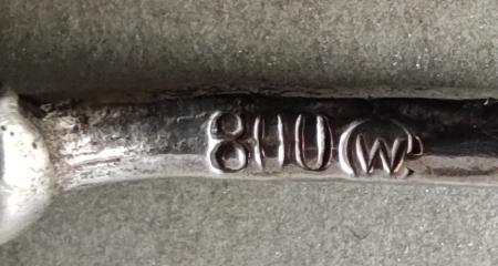 Srebrna łyżeczka do cukru, Niemcy, XX w.