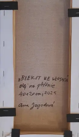 Błękit we włosach