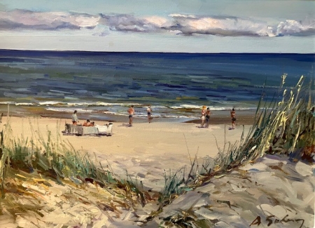  NA PÓŁWYSPIE HELSKIM WEJŚCIE NA PLAŻĘ 