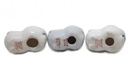 Figurki porcelanowe Zajączek, Łomonosow II poł. XX w.