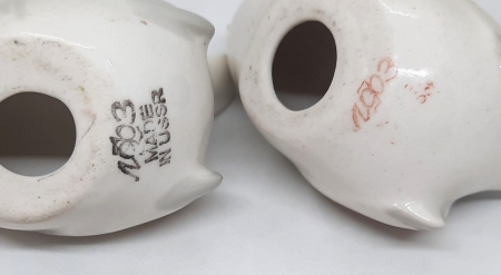 Figurki porcelanowe Strzyżyk, Łomonosow II poł. XX w.