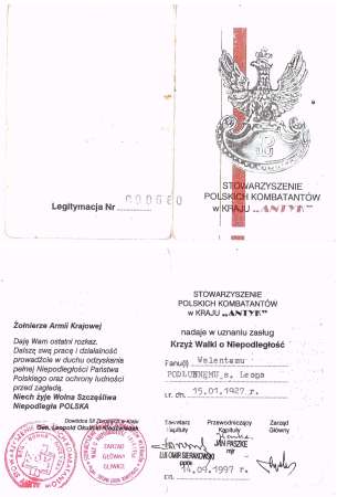 Krzyż Walki o Niepodległość