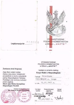 Krzyż Walki o Niepodległość