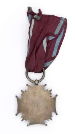 Srebrny Krzyż Zasługi - wersja przejściowa z monogramem RP