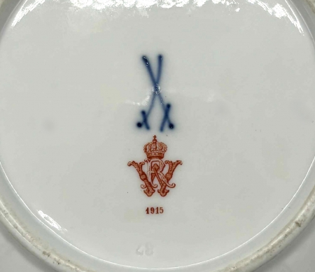 Porcelana z zastawy cesarskiej Wilhelma II - MIŚNIA