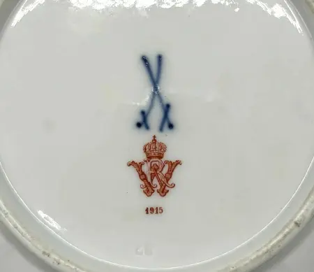 Porcelana z zastawy cesarskiej Wilhelma II - MIŚNIA