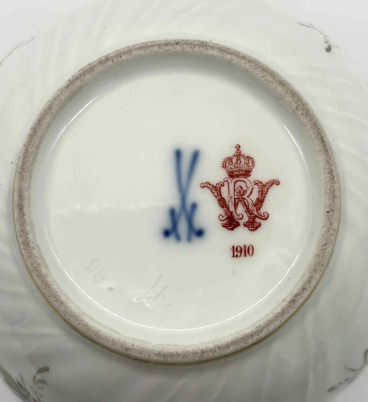 Porcelana z zastawy cesarskiej Wilhelma II - MIŚNIA