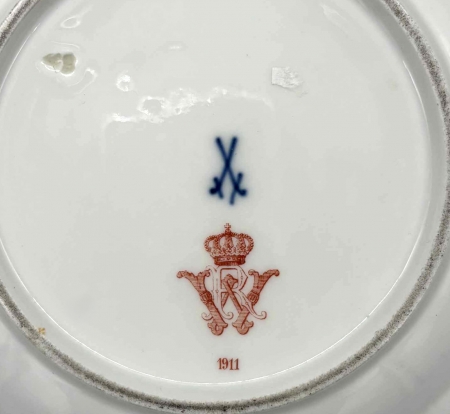 Porcelana z zastawy cesarskiej Wilhelma II - MIŚNIA