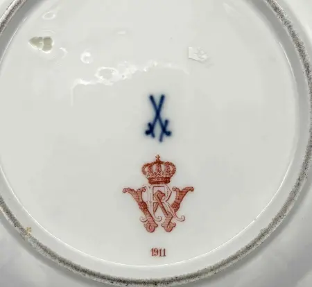 Porcelana z zastawy cesarskiej Wilhelma II - MIŚNIA