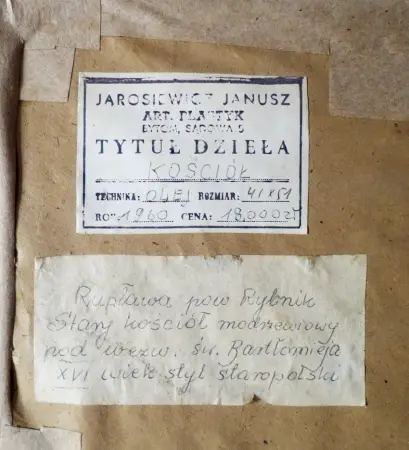 Kościół św. Bartłomieja w Ruptawie koło Rybnika, 1960