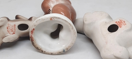 Figurki porcelanowe zwierządka, ZSRR II poł. XX w.