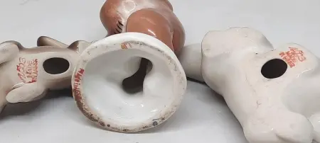 Figurki porcelanowe zwierządka, ZSRR II poł. XX w.