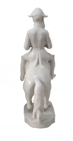 Figurka porcelanowa Jeździec na koniu proj. C. Werner, Niemcy, Hutschenreuther Kunstabteilung lata 50./60. XX w.