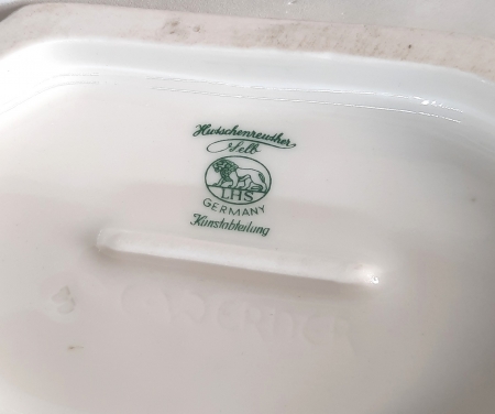 Figurka porcelanowa Jeździec na koniu proj. C. Werner, Niemcy, Hutschenreuther Kunstabteilung lata 50./60. XX w.