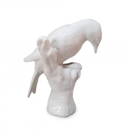 Figurka porcelanowa Dzięcioł KPM Berlin