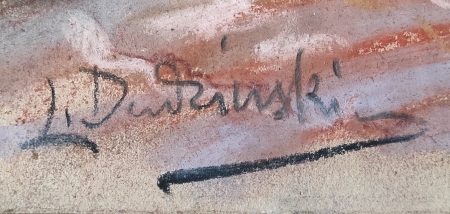 Róże w szafirowym wazonie