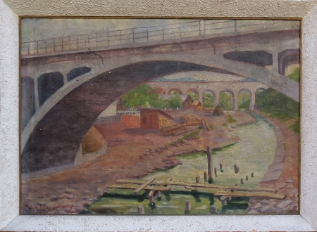 Grybów. Most na rzece Białej