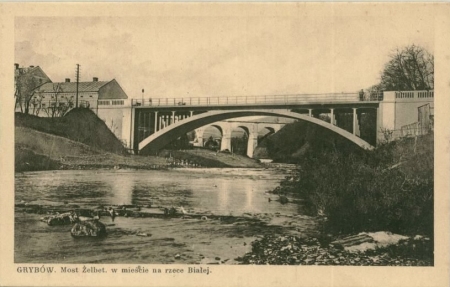 Grybów. Most na rzece Białej