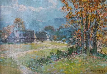 ZAKOPANE. PEJZAŻ JESIENNY 1990