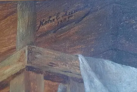 Scena rodzajowa Przed karczmą 1885 r.