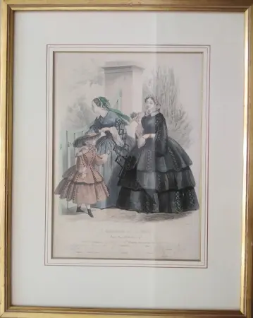 Karta z żurnala mody paryskiej