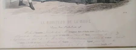 Karta z żurnala mody paryskiej