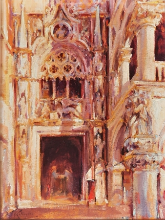 Wenecja - Wejście do Pałacu Dożów