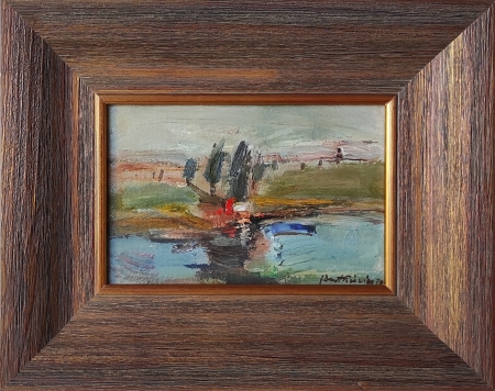 Pejzaż z topolami 1978