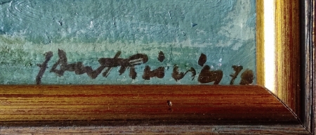 Pejzaż z topolami 1978