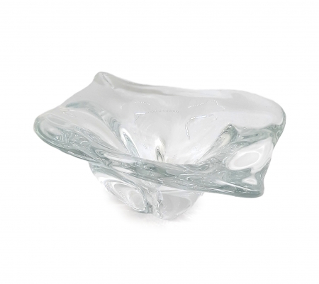 Patera szklana Huta Chribska, proj. Josef Hospodka, Czechosłowacja, lata 60./70. XX w.