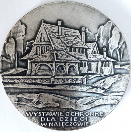 Medal STEFAN ŻEROMSKI 1864 1925 / WYSTAWIŁ OCHRONKĘ DLA DZIECI W NAŁĘCZOWIE