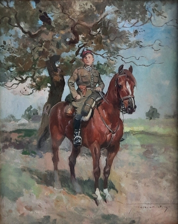 Ułan na koniu