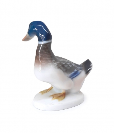 Figurka porcelanowa Kaczor proj. Karl Himmelstoss, Niemcy, Rosenthal II poł. XX w.