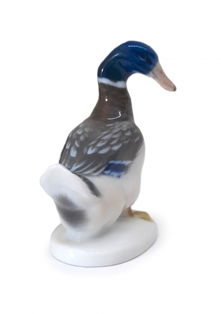 Figurka porcelanowa Kaczor proj. Karl Himmelstoss, Niemcy, Rosenthal II poł. XX w.
