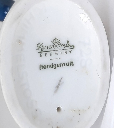 Figurka porcelanowa Kaczor proj. Karl Himmelstoss, Niemcy, Rosenthal II poł. XX w.