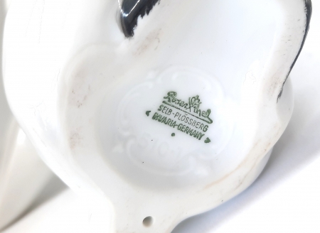 Figurka porcelanowa Śmiejący się zając proj. Max D. H. Fritz, Rosenthal lata 50. XX w.