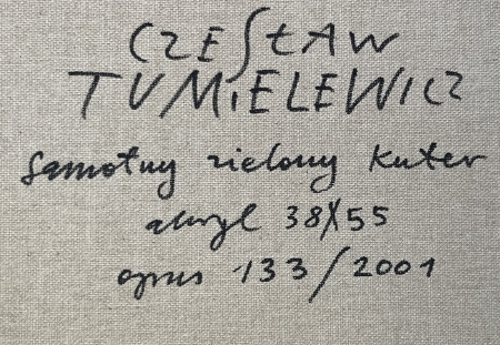  SAMOTNY ZIELONY KUTER 