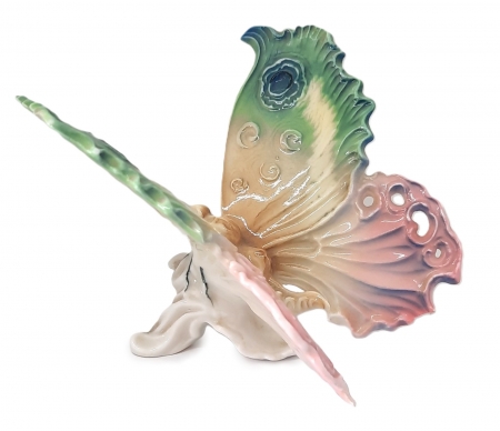 Figurka porcelanowa Motyl, Karl ENS I poł. XX w.