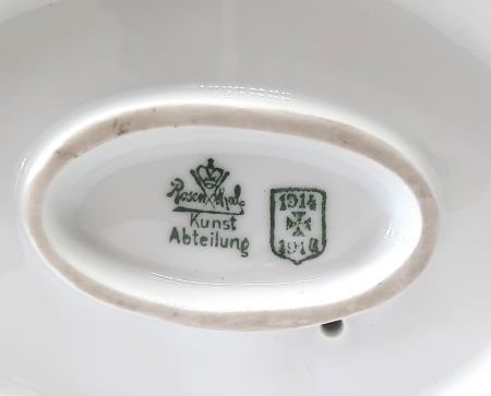 Figurka porcelanowa Para piskląt proj. Hulda Krebs, Rosenthal lata 1915-1918