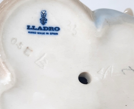 Figurka porcelanowa Kaczątka proj. Juan Huerta, Lladro lata 70. XX w.