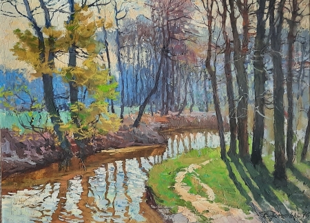 Pejzaż jesienny 1976 r.