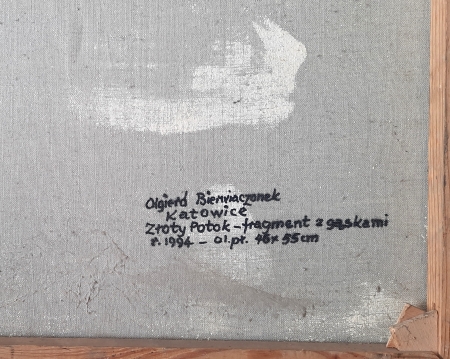 Złoty potok - fragment z gąskami 1994 r.