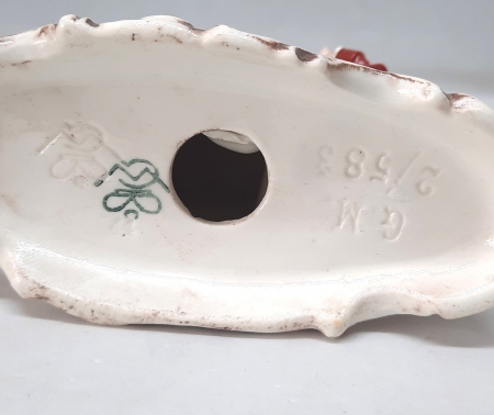 Figurka Dama w lektyce, Goebel lata 30./40. XX w.