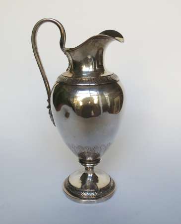 Srebrny dzban późnoklasycystyczny, Lilpop, Warszawa, ok. 1810