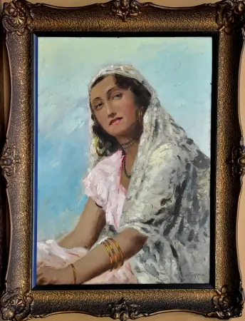Portret młodej Hiszpanki