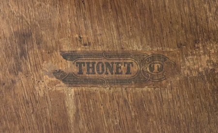 Zestaw czterech stolików - stolik w stolik THONET