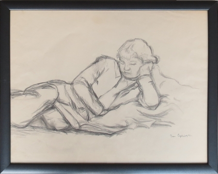 Czytająca II, 1940