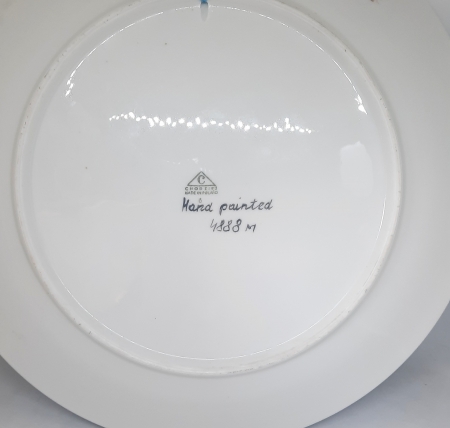 Patera dekoracyjna Kawiarenka sygn. Chodzież