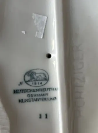 Łabędzie szykujące się do lotu Hutschenreuther